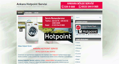 Desktop Screenshot of ankarahotpointservisi.com