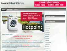 Tablet Screenshot of ankarahotpointservisi.com